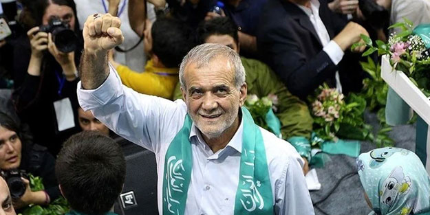 İran'daki cumhurbaşkanı seçiminde reformist Pezeşkiyan önde