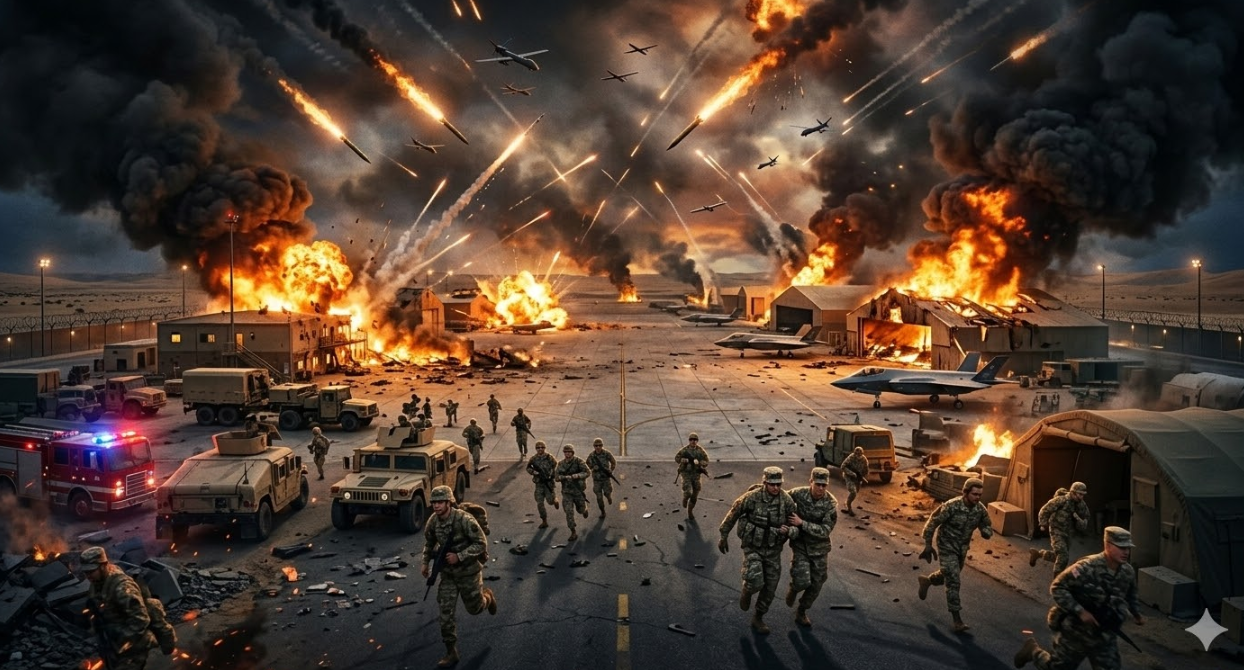 İran'dan BAE'deki ABD üslerine füze yağmuru! BAE savunma bakanlığı açıkladı