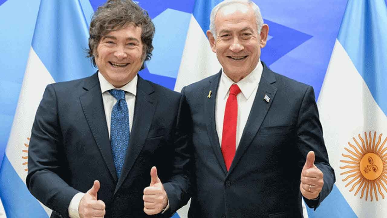 İsrail kuklası Arjantin'e tepki