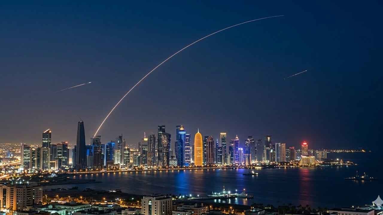 İran'dan Katar'a füze ve İHA saldırısı! Doha hava savunma sistemleri devrede!