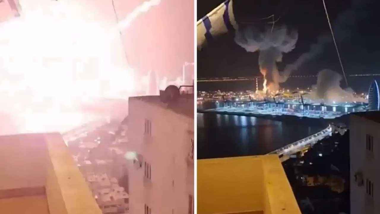 İran'dan yeni saldırı! Tel Aviv alevler içinde kaldı