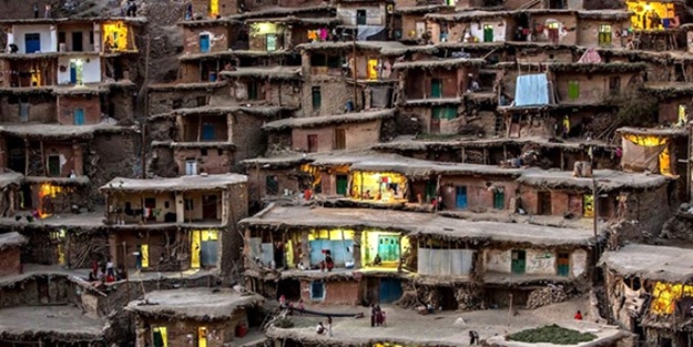 İran'ın 1000 yıllık tarihi köyü