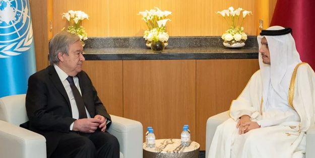  İran'ın nükleer dosyasını gündeme taşıyan Gutteres'ten Katar'da kritik temas! Bölgeye ait önemli toplantı