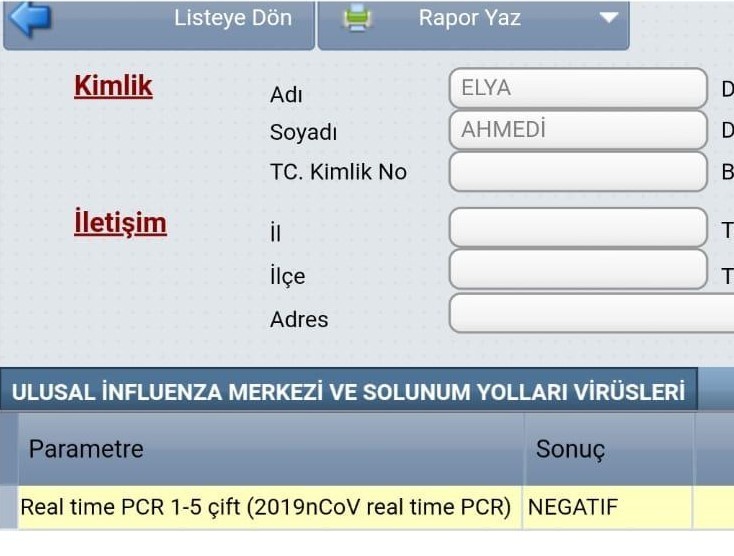 İranlı çocuğun tahlil sonuçları açıklandı 