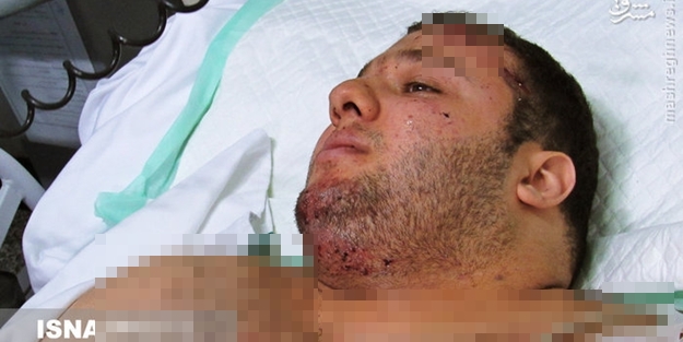 İran'lı Hulk'a kamyon çarptı