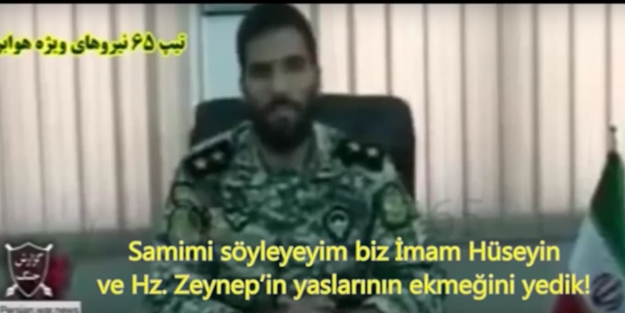 İran'lı komutan ölmeden önce kameralara konuştu