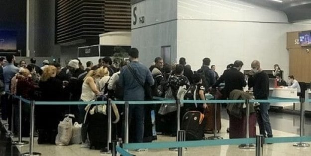 İranlı yolcular İstanbul'da geri dönüşü bekliyor!