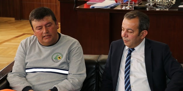 Irkçı başkanın işten çıkardığı engelli işçi eylem yaptı