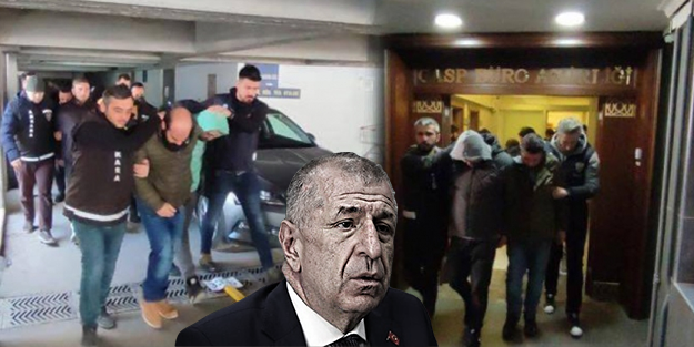 Irkçı boş adamlar ortalık malı oldular... Özdağ'ın gazladığı 16 Çarşı holiganı adliyeye sevk edildi
