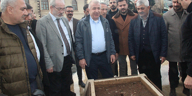 Irkçı, faşist Ümit Özdağ yeni şovunu yaptı! Fidan yerine bakın ne dikti