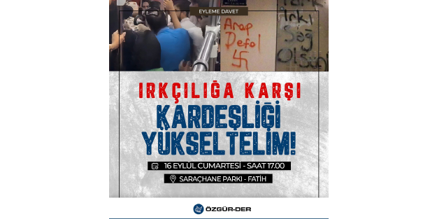 Irkçılığa hayır! Saraçhane’de büyük buluşma