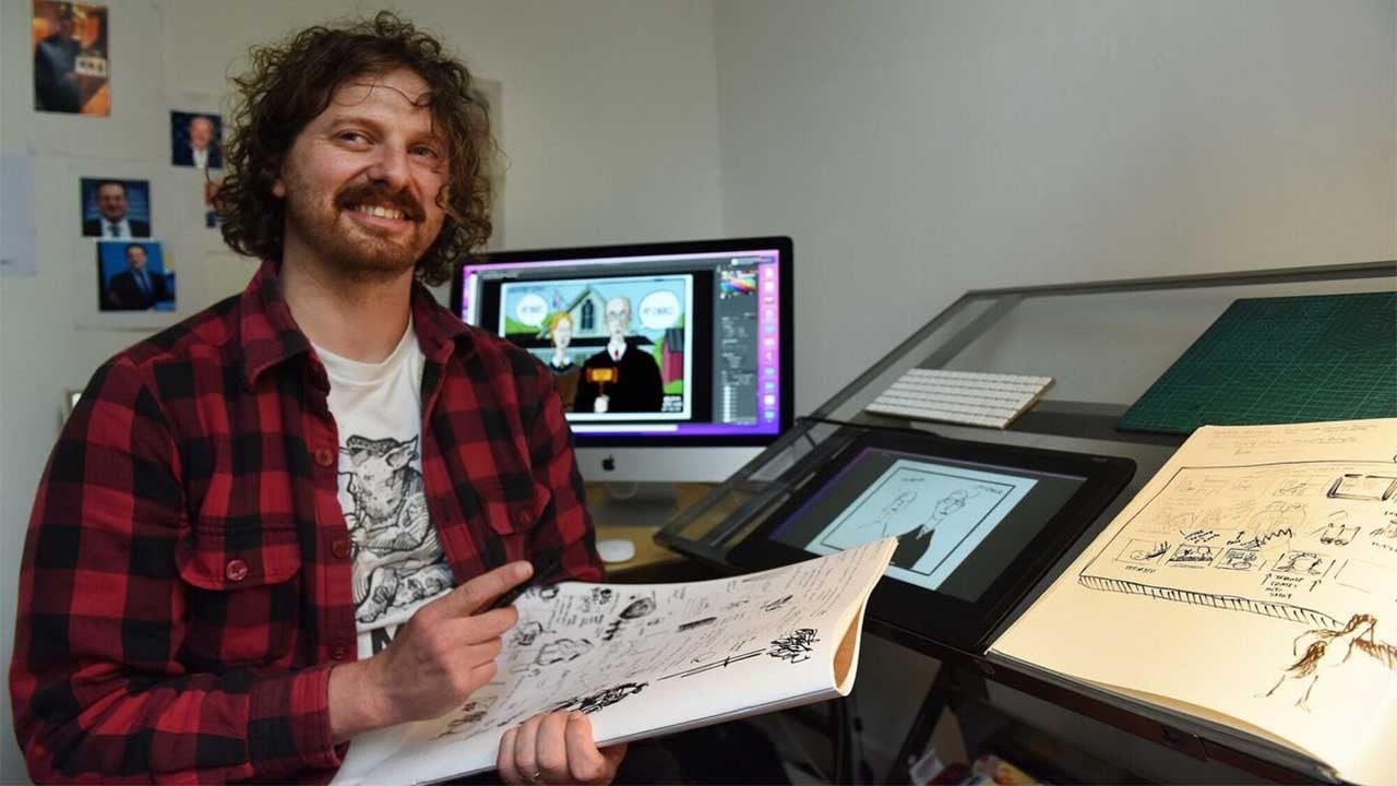 İrlandalı karikatürist Burton: Terörist devlet tüm etkinliklerden menedilmeli! İsrail tamamen tecrit edilmeli