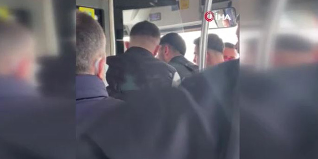 İş bilmez Ekrem'in yönetimindeki İETT'de 'fazla yolcu' kavgası kamerada!