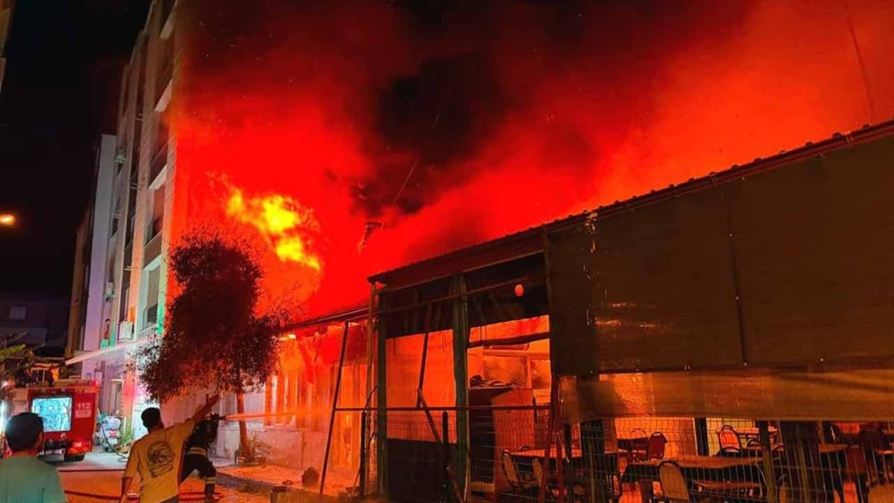 İş yeri yangını korkuttu
