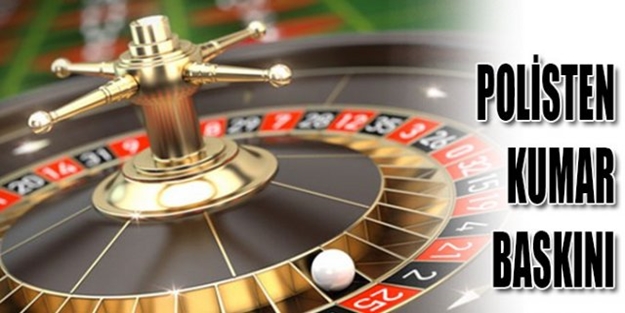 İş yerine kumar baskını