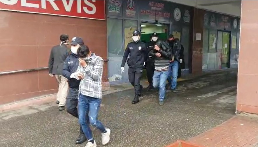 İş yerlerinden hırsızlık yapan 6 kişi yakalandı 