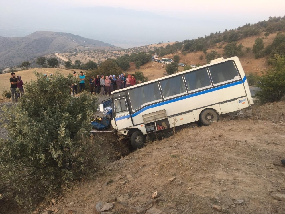 İşçi servisi uçuruma yuvarlandı (2) 