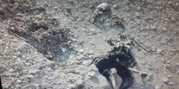 İşçiler barajda iskelet buldu