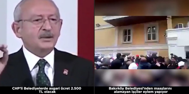 İşçiler eylemde, Kılıçdaroğlu şov peşinde!