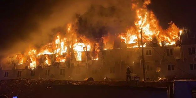 İşçilerin kaldığı konteyner yatakhanede yangın faciası