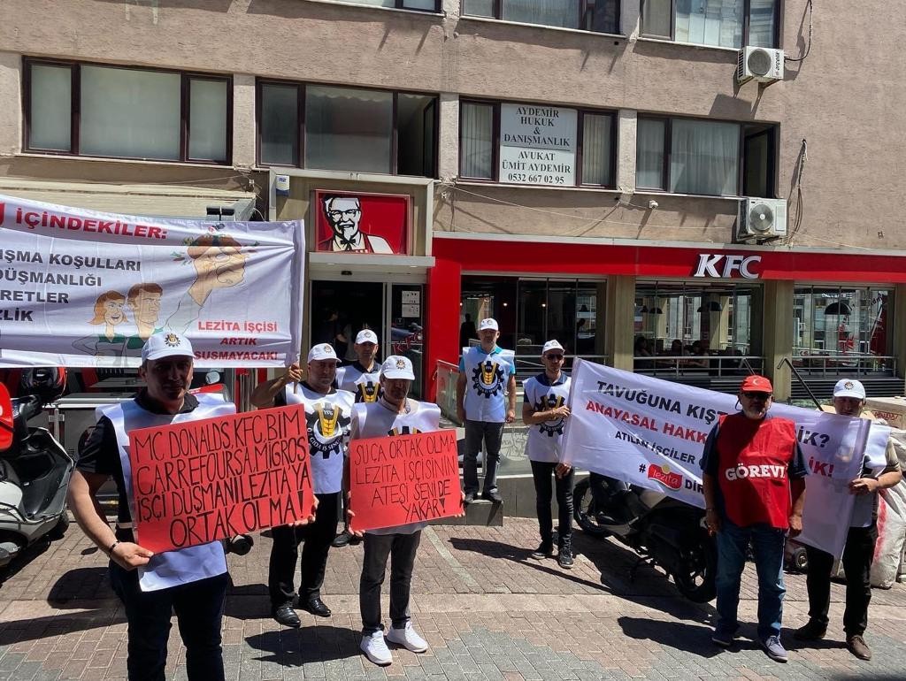 İşçilerinin örgütlenme mücaledesi 50. gününde