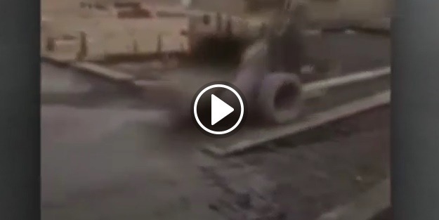 İşçinin başına öyle bir kaza geldi ki!
