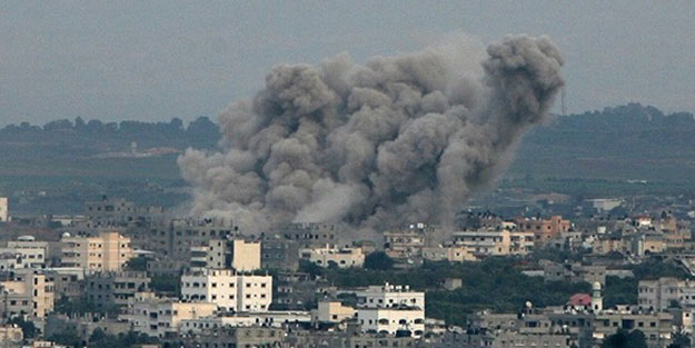 İşgal devleti yine Gazze’ye saldırdı