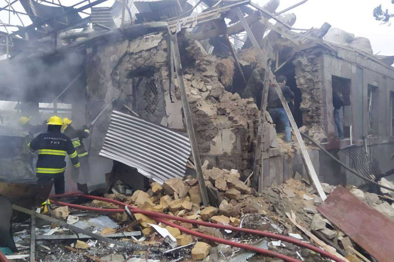 İşgalci Ermenistan yine sivil yaşam alanlarını vurdu