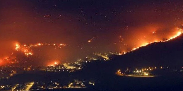 İşgalci İsrail alev alev yanıyor