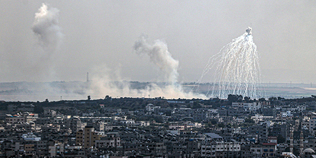 İşgalci İsrail ordusu duyurdu: Askeri hedefleri vurduk!