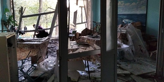 İşgalci Rus güçleri hastaneyi vurdu