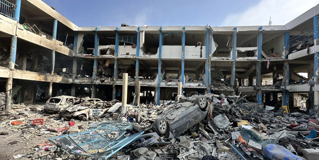 İşgalci Yahudiler okul bombaladı!