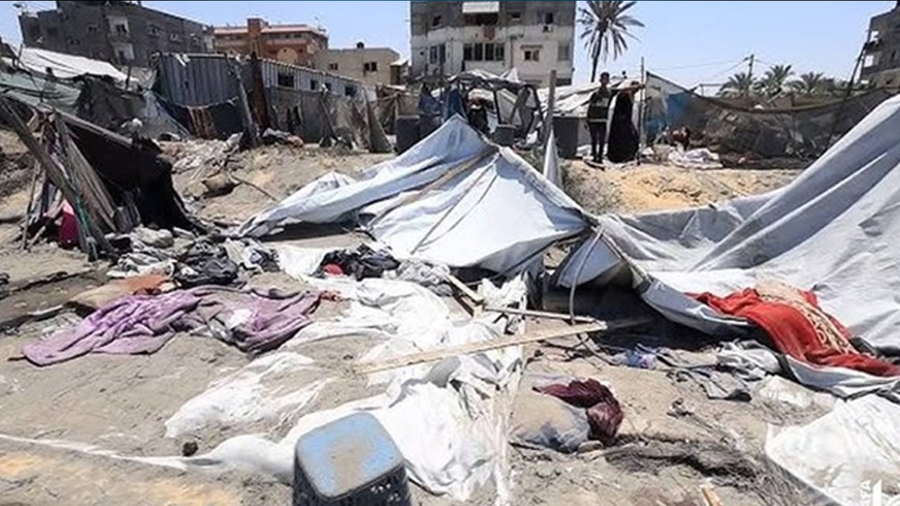 İşgalciler Gazze'de çadır bombaladı: 3 şehit