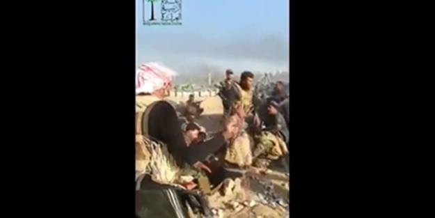 IŞİD Iraklı komutanı böyle vurdu!