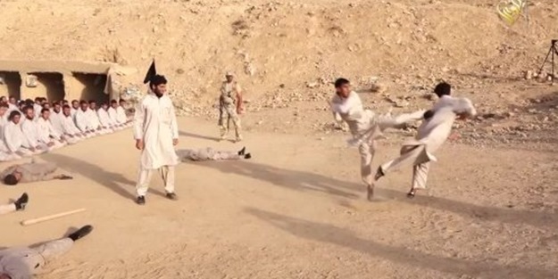 IŞİD kampı böyle görüntülendi