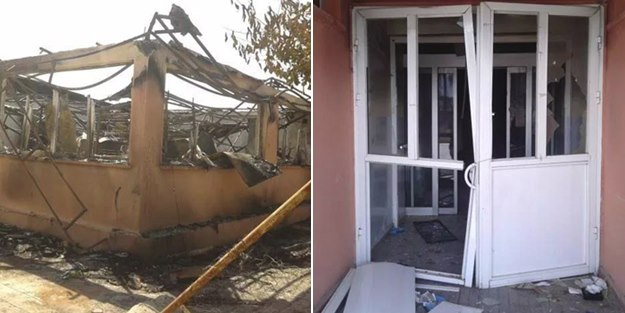 IŞİD'den kaçan PKK Siirt'te çocuk hastanesini yaktı