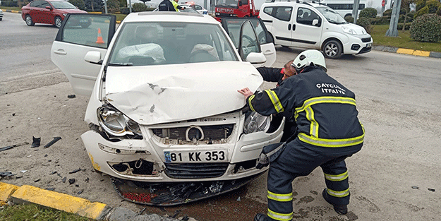 Işık ihlali kazaya neden oldu!