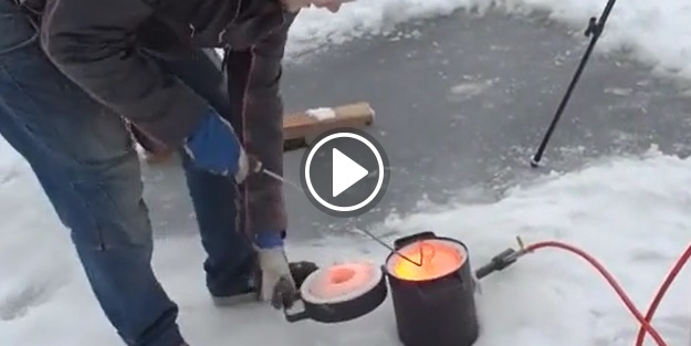 Isıtılmış demir buz tutmuş göle bırakılırsa ne olur?