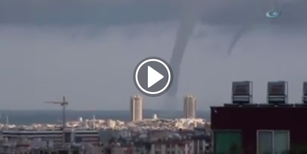 İskenderun Körfezi'nde hortum!