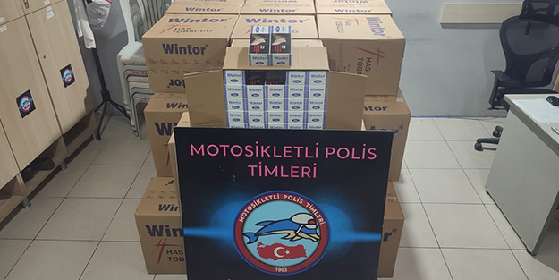 İskenderun'da 300 bin adet kaçak makaron ele geçirildi