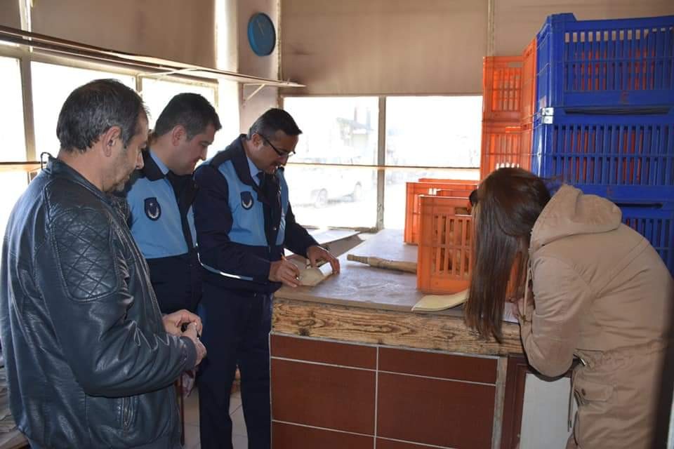 İskilip’te fırınlar denetlendi 