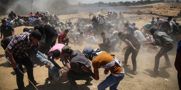 İskoçya'dan işgalci katil İsrail'e Filistin protestosu