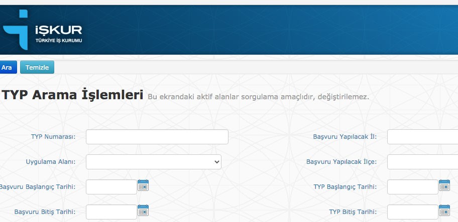 İŞKUR TYP iş ilanları başvuru şartları