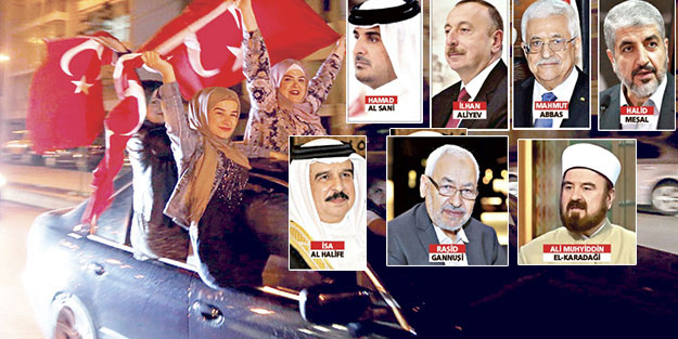 İslam dünyasında 'EVET' SEVİNCİ