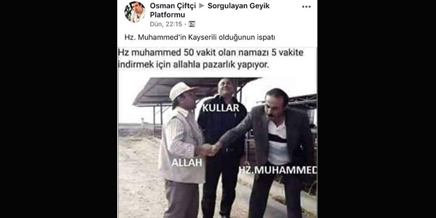 İslam düşmanı densizlerden kutsala hakaret! ‘Hükümet bunlara hadlerini bildirmeli’