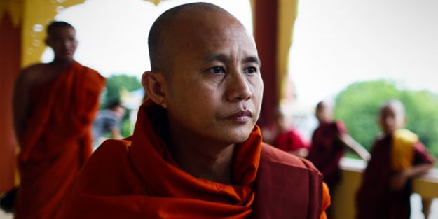 İslam düşmanı Rahip Ashin Wirathu'ya kınama