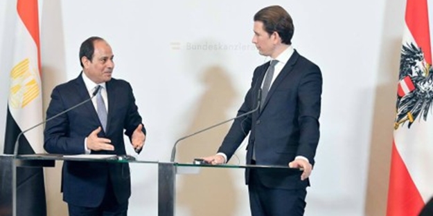 Darbeci Sisi, İslam karşıtı Kurz'a söz verdi