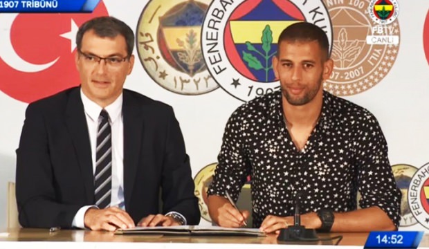 Islam Slimani imzayı attı! Comolli'den flaş sözler