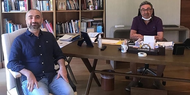 İsmail Saymaz'dan eski patronuna ziyaret: Görüşmede bu manşetleri de konuştunuz mu?