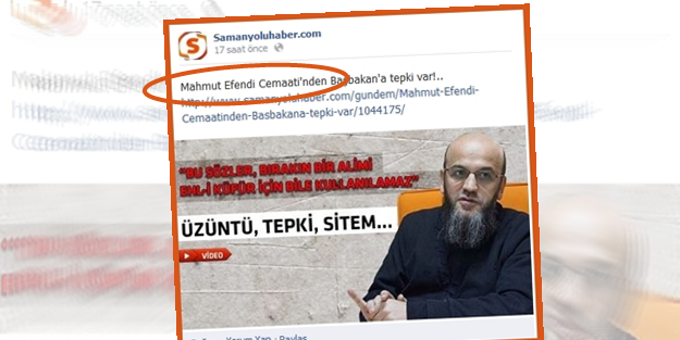 İsmailağa Cemaati'nden Saman'a yalanlama!